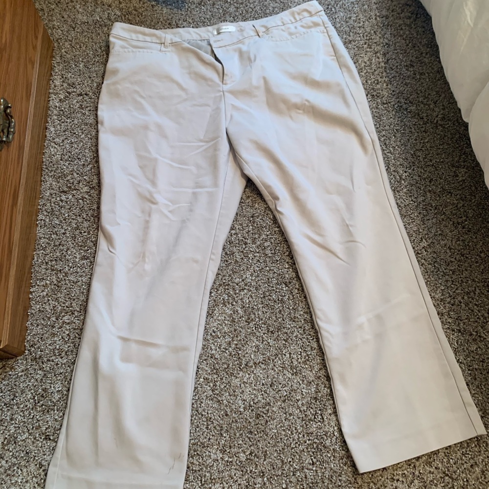 Cj Banks light khaki pants (barely worn)
